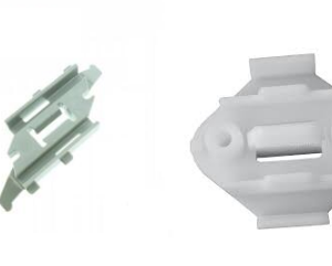 D2 rear moulding clip set, (right side) (passenger side in United States) 4d0853825C and 4d0853826